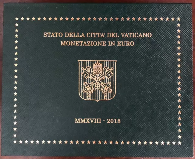 Vaticano 2018 Euro Divisionale Fdc 8 Monete Vatikan Kms Bu Set 60.000