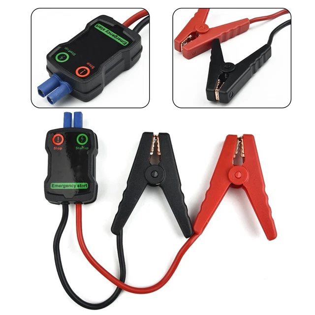 29) B8 Car Tool 12V Mini Jump Starter with Smart Male and EC5 Jumper Cable