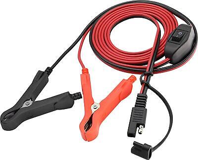 AAOTOKK SAE Extension Cable 16 AWG Wire Harness SAE to Battery Alligator DC