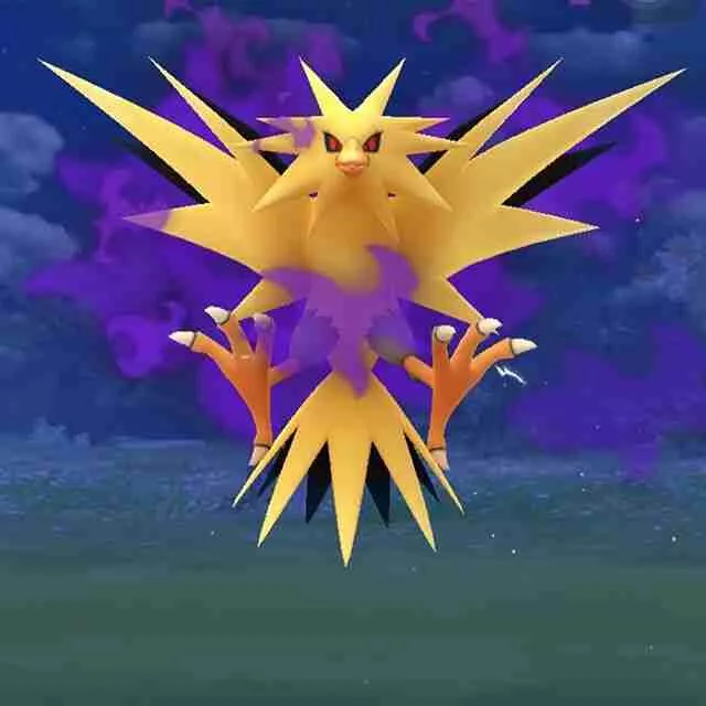 Matriz Pokémon GO Zapdos Máscara