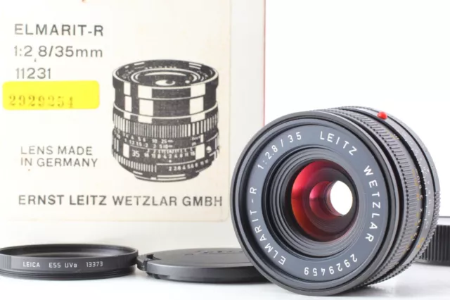 "Near Mint Box" Leica Leitz Wetzlar Elmarit-R 35mm F/2.8 3Cam Germany JAPAN