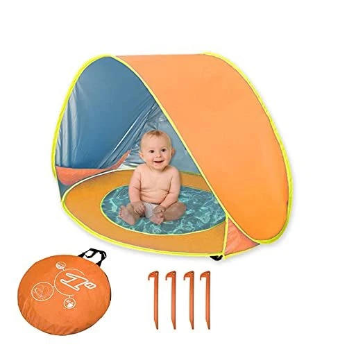 Baby Beach Tent Portable Pop Up Tent Toddler Beach Shade Essentials UV