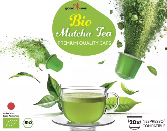 Bio Premium Matcha Kapseln 20