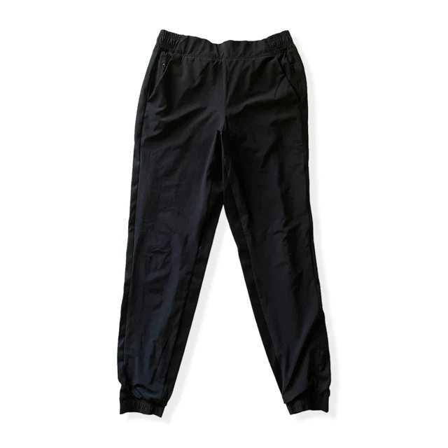 Athleta Brooklyn Lined Jogger Pant Women Size 8 Tall Black Jersey Elastic Waist Athleta Brooklyn Lined Jogger Pant Women Size 8 Tall Black Jersey Elastic Waist