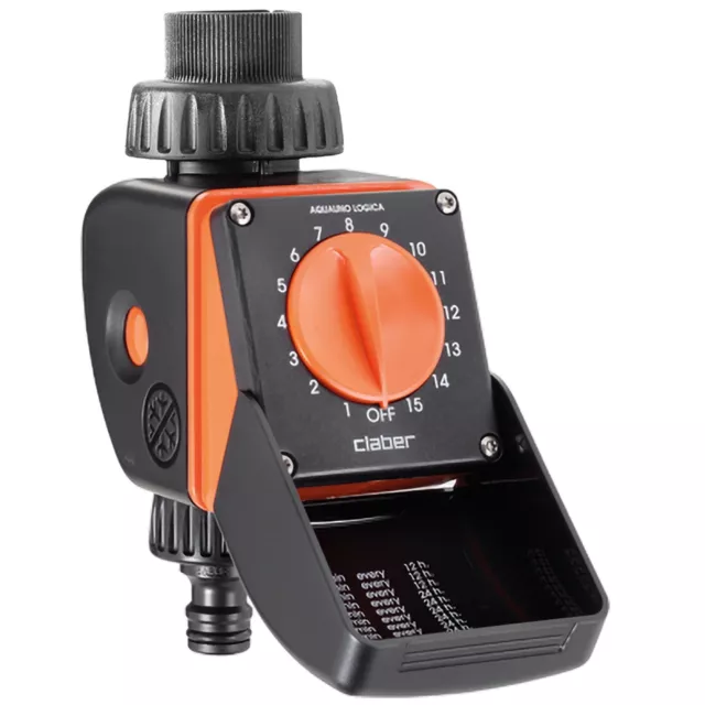 Water Timer  Irrigation System - Claber Aquauno Logica  8422.  MULTI LISTING