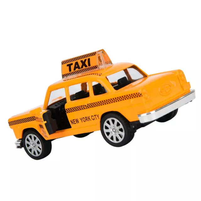 (Taxi A)Airshi Vintage-Taxi-Simulationsfahrzeug-Modellspielzeug TEM