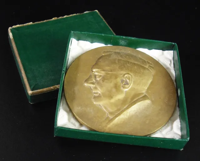 Médaille Emiel Claeys Gent homme politique belge Belgique 1967 Belgium medal