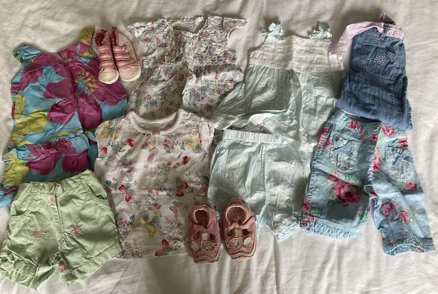 Pacchetto abbigliamento ragazze Next età 6-9 mesi NUOVO o IMMACOLATO
