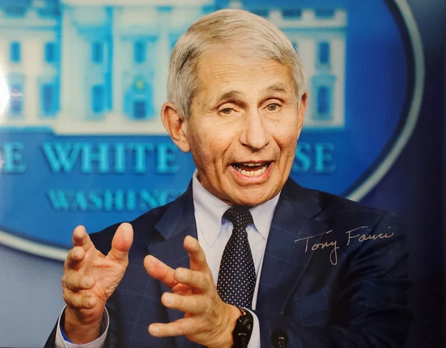 TONY FAUCI Signed/Autographed 8x10 Photograph