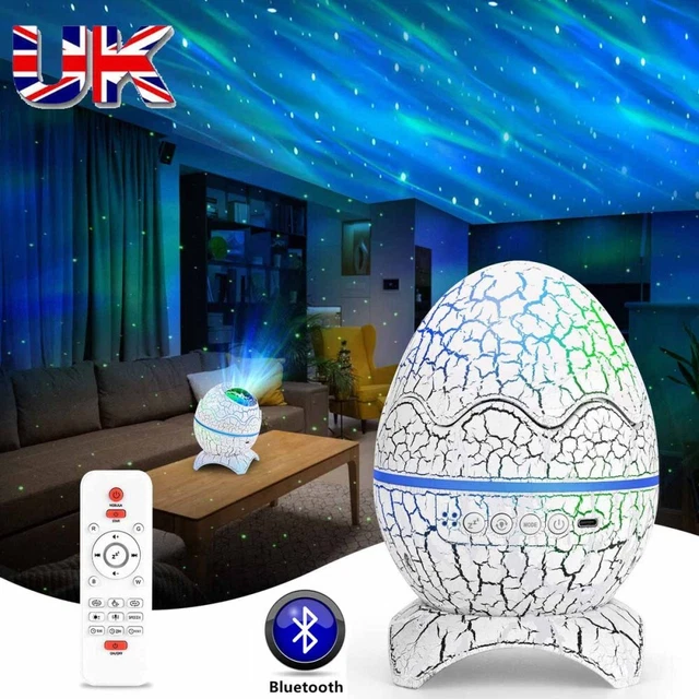 PRANITE Star Projector, Dinosaur Eggs Galaxy Projector, Bluetooth Nebula LED Star Light