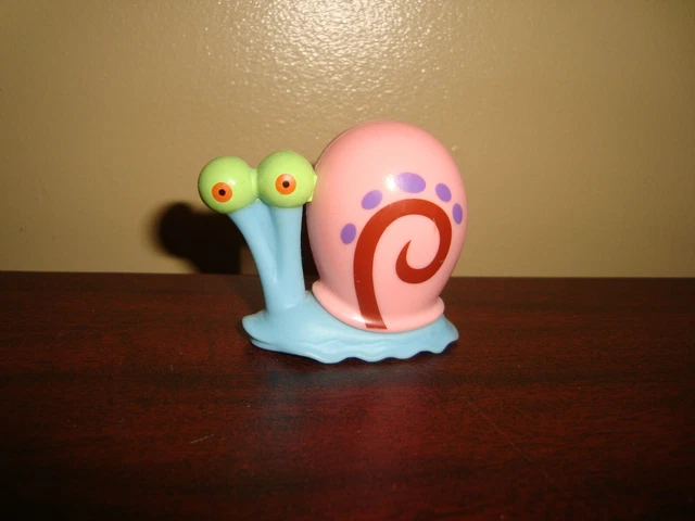Mcdonalds Spongebob Squarepants Gary the Sea Snail Plastic Figure 1.75" tall