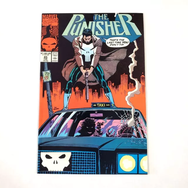 Punisher #45 (1987 Series) Direct Vol. 1 Marvel Comic Book Feb 1991 Wagner