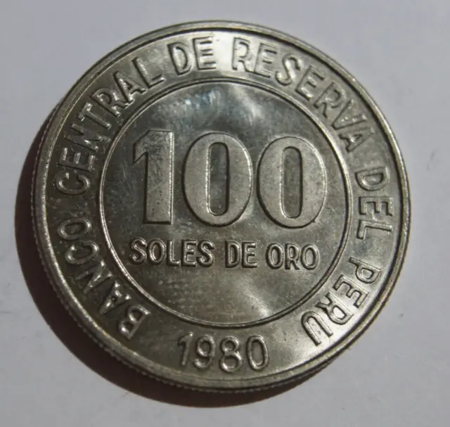 Peru,  100 Soles de Oro  1980