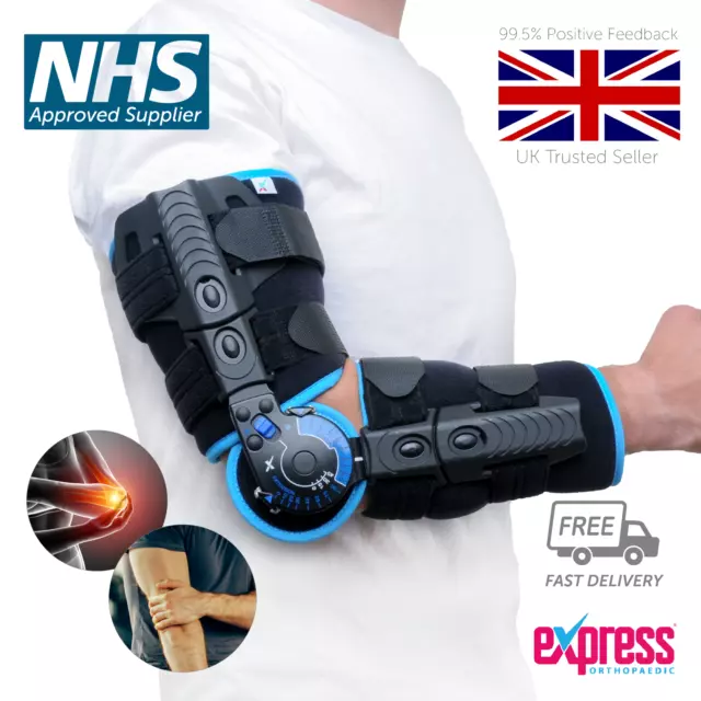 Telescopic Elbow ROM Hinged Arm Brace for Elbow Fracture / Dislocation / Post-Op