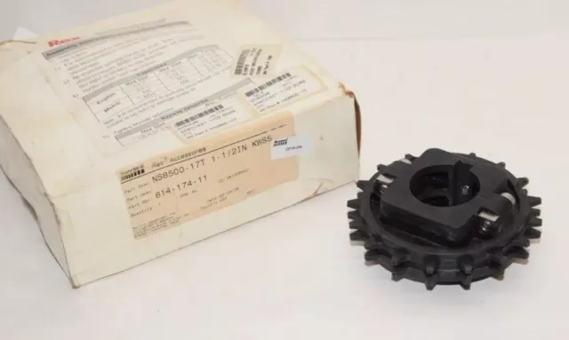 (NEW) REXNORD NS8500-17T  1-1/2 KWSS 614-174-11 17 Teeth Thermoplastic Sprocket
