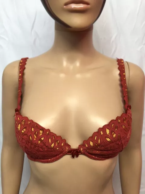 Soutien-Gorge Femme Wonderbra Taille 90 A Couleur Rouge Neuf !!!