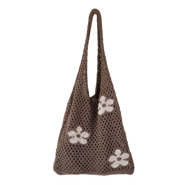 Borsa a rete per shopping fiori conservazione frutta borse ecologiche (cachi)