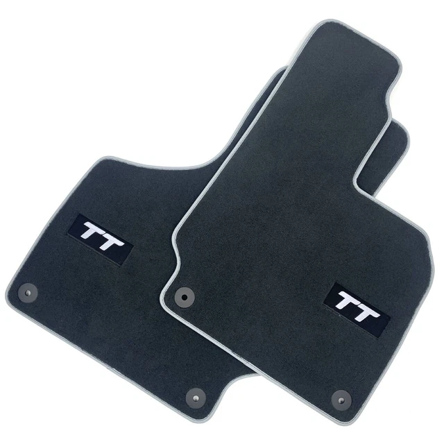 NEW GENUINE AUDI TT MK2 20072014 front premium textile floor mats