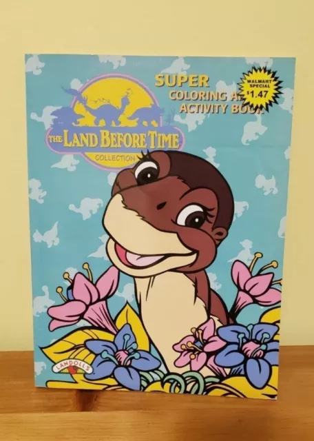 Landoll's Land Before Time Little Foot Super Coloring & Activity Book USA 1997 Landoll's Land Before Time Little Foot Super Coloring & Activity Book USA 1997