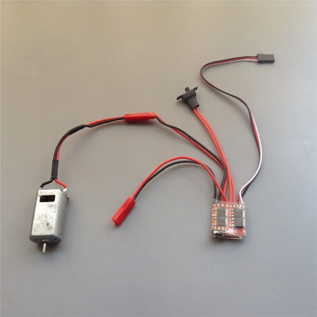20A x 2 Bidirectional Brushed ESC Dual Way W/380 Motor Parts for RC DIY Car/Boat
