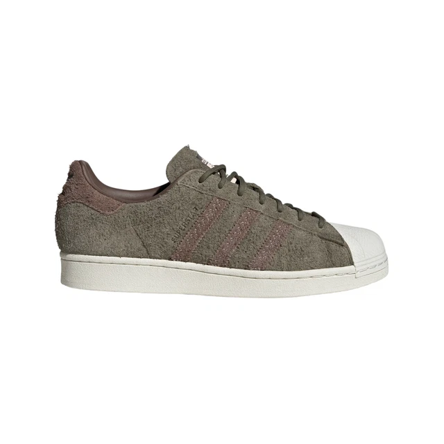 HOMME ADIDAS ORIGINALS Superstar Olive Strates Daim Baskets GW2174