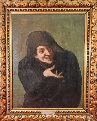 ANONYME XVIII-XIXÈME SIECLE. ENFANT JESUS HUILE SUR TOILE LE BON BERGER 