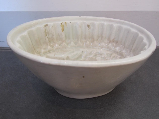 Victorian Ceramic Jelly Blancmange Mould Decorative Kitchen