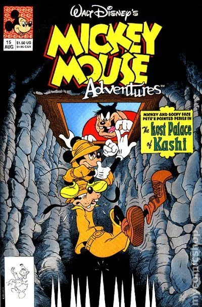 Mickey Mouse Adventures #15 FN 1991 Stock Image