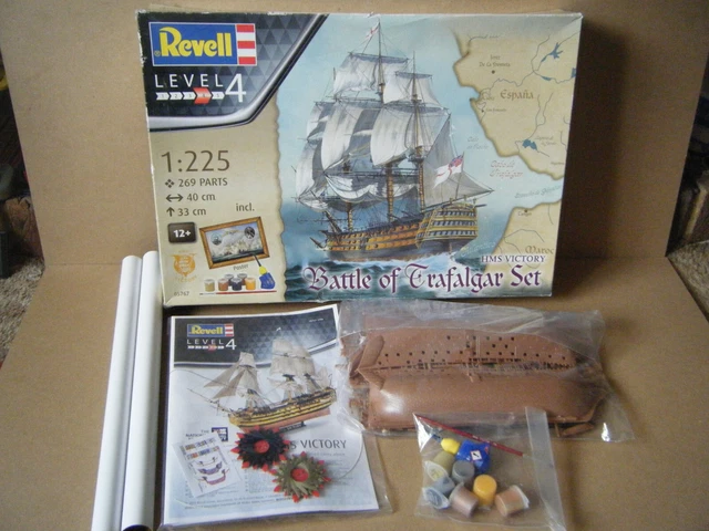 Maquette Revell Victory 05767 - Bateau Amiral De Nelson, 1/350, 269 Pièces, Niveau 4