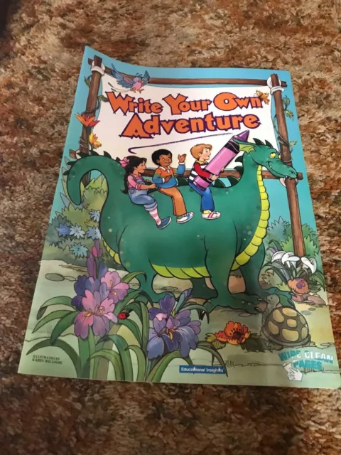 Teacher BIG BOOK  Write your own Adventure OVERSIZED Wipe Clean Pages 1993