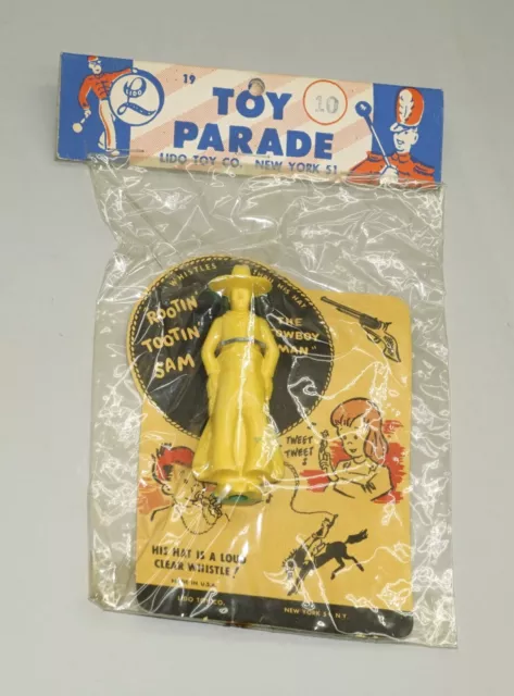 Circa 1950S Toy Parade Cowboy Western Toy Mint Sealed In Package On Card 8"X6"