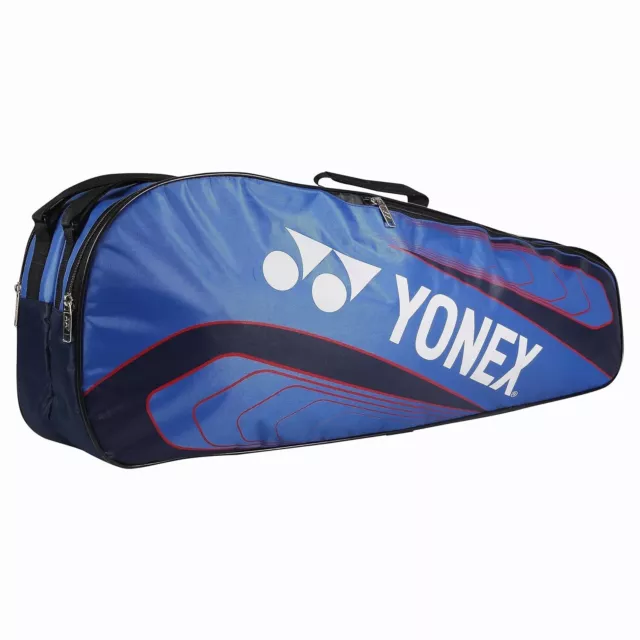 Yonex Racket Bag Sunr 23025 Zipper Compartment for Storage Blue / Black