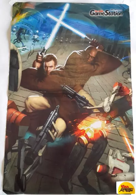 STAR  WARS / ...   Poster bifacciale allegato a  La Mia Game Station (Nuovo)