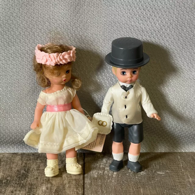 Madame Alexander Wedding Ring Bearer and Flower Girl Dolls - 5" McDonald's Toys