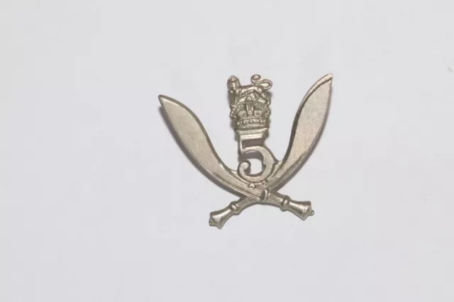 British Army Metal Cap Badge 5Th Gurkha Rifles Regiment