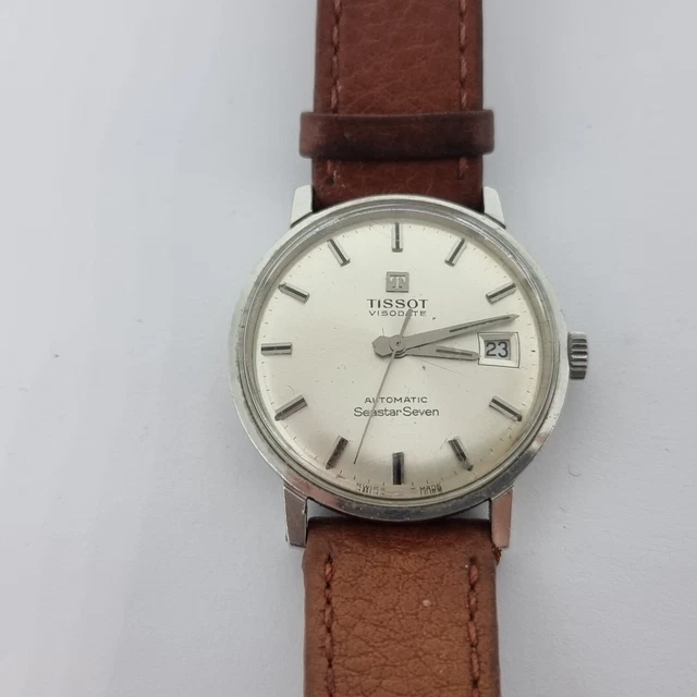 MONTRE-BRACELET VINTAGE GENTS Tissot Seastar Seven Fonctionne Automatiquement 266542685331