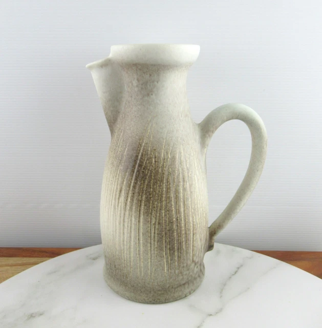 VINTAGE CERAMIC MID Century MD Ellis Australian Pottery Textured Jug