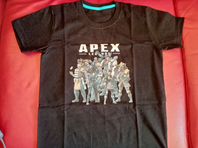 T-shirt APEX LEGEND Taglie S, 100% Cotone Nuove versione nera rimasta da vendere