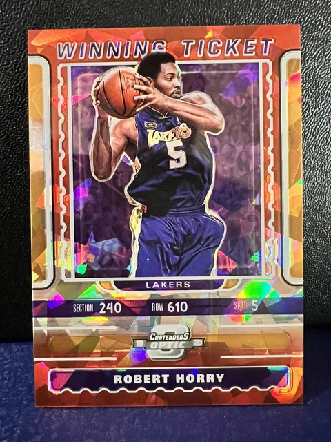 🔥 Panini Optic Contenders 2019-20 Winning Ticket Red Ice - Robert Horry 🔥