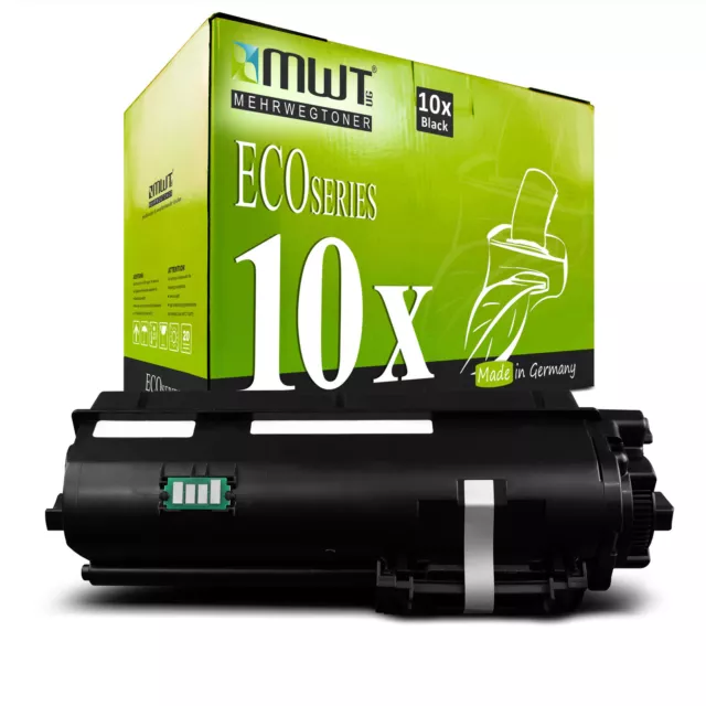 10x MWT Eco Cartuccia Sostituita Kyocera TK-1170 TK1170 TK 1170