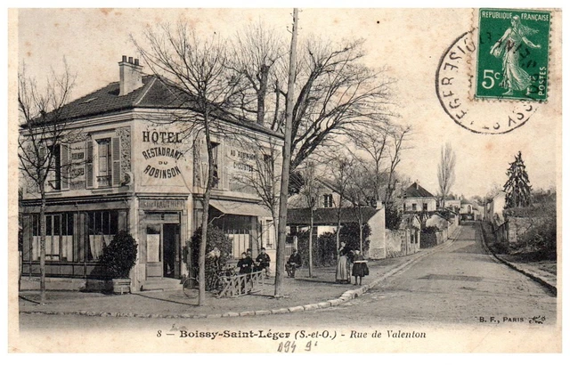 94 BOISSY SAINT LEGER - la rue de valenton.