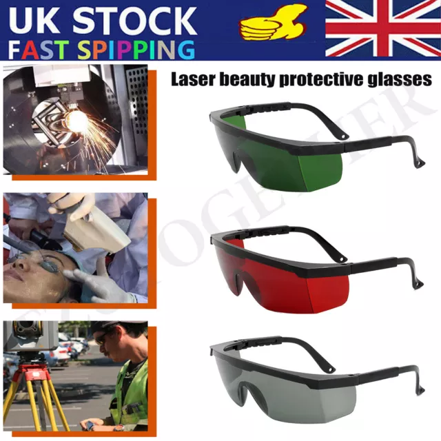 NEW Protection Goggles Laser Safety Glasses Eye Spectacles Protective Glasses UK