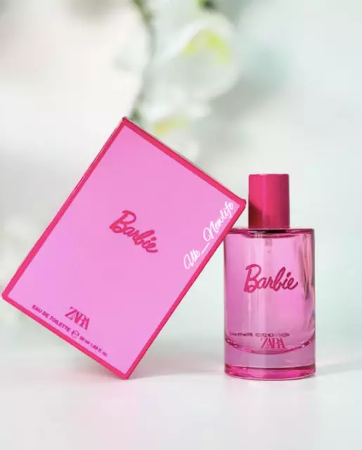 Zara BARBIE 50 ml eau de toilette spray profumo posteriore EDT nuovissimo NON sigillato