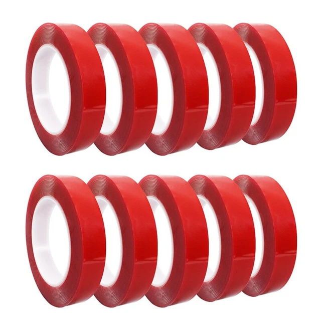 300cmx15mmx1mm Acrílico Transparente Doble Cara Adhesivo Sílico Transparente U5E7