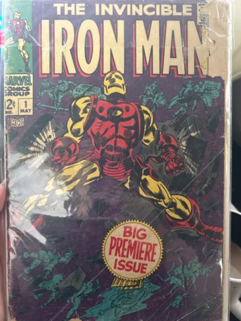 The Invincible Iron Man 1 May Marvel Comics Group Big Premier Issue