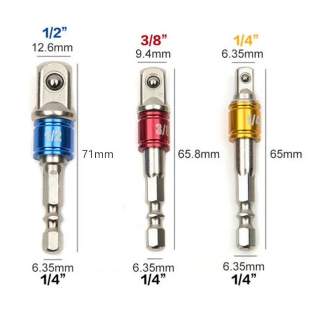 Ensemble fiable de perceuses adaptateur tige hexagonale pour outils haute perfor