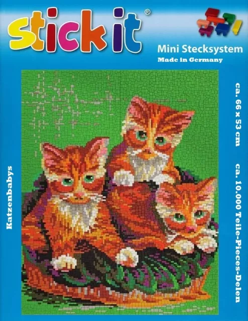 Stick it Mini Stecksystem Katzenbabys ca. 10.000 Teile  Nr. 41231
