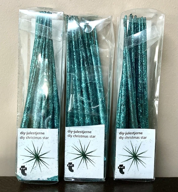 3 Large Sparkly Pretty DIY Christmas Stars Family Fun Stocking Fillers Activity