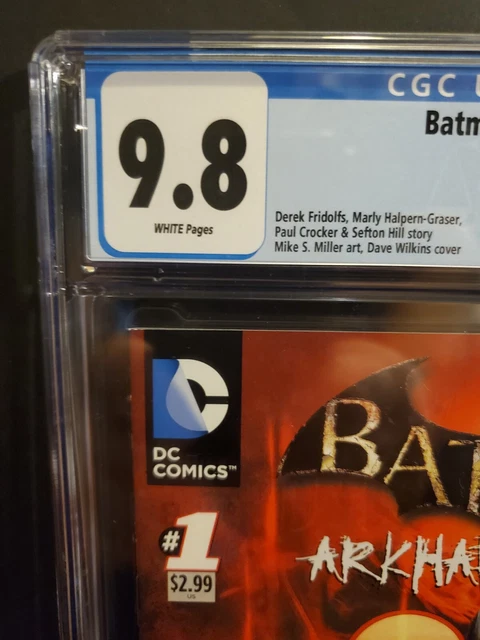 Batman Arkham Unhinged 1 CGC 9.8, DC Comics, 2012, Video Game based 🔥 2