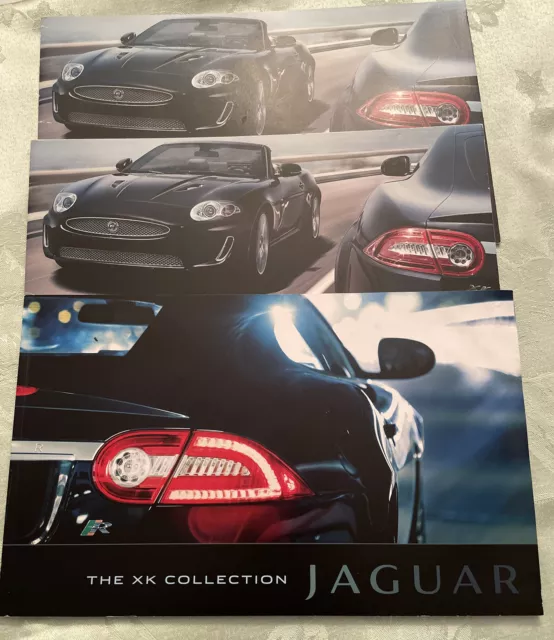 Jaguar 2011 XK Sales Brochures  Total of 3 Brochures